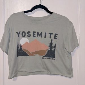 Yosemite cropped t shirt